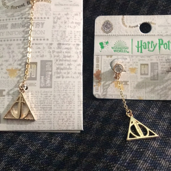 Harry Potter Hidden Forest Necklace and Earrings Set NWT - Picture 10 of 12